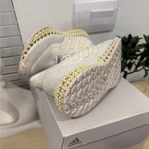 Adidas Women's Cream 4D Sneakers - Picture 5 of 8